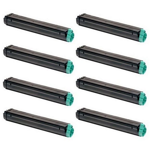 PrinterDash Compatible Replacement for OKI01103402_8PK - Black