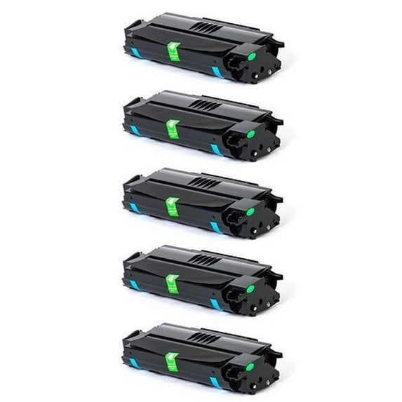 PrinterDash Compatible Replacement for OKI01240001_5PK - Black