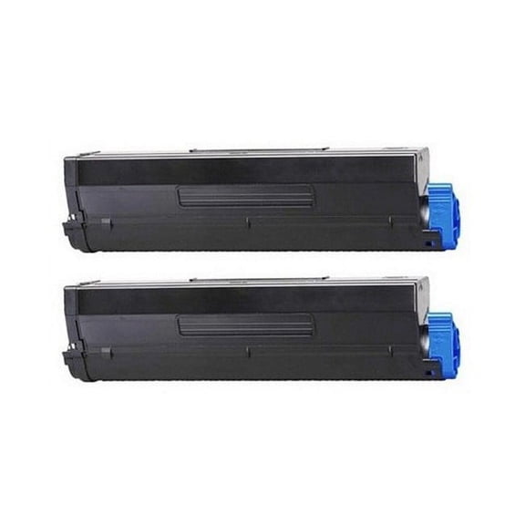 PrinterDash Compatible with Okidata B4550/B4550n/B4600/B4600n/B4600n-MFP Series High Yield Toner Cartridge (2/PK-7000 Page Yield) (TYPE 9) (43502001_2PK)