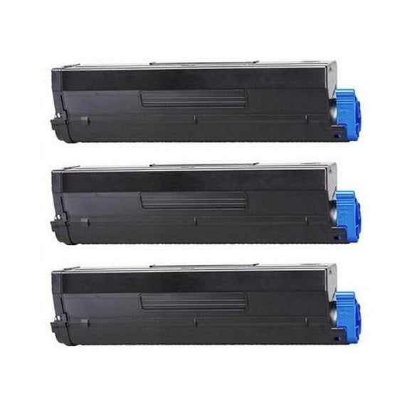PrinterDash Compatible with Okidata B4550/B4550n/B4600/B4600n/B4600n-MFP Series High Yield Toner Cartridge (3/PK-7000 Page Yield) (TYPE 9) (43502002_3PK)