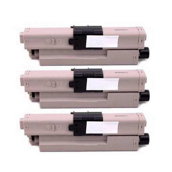 PrinterDash Compatible with Okidata C310/C330/C331/C510/C511/C530/C531/MC-351/MC-352/MC-361/MC-362/MC-561/MC-562 Series Black Toner Cartridge (3/PK-3500 Page Yield) (TYPE 17) (44469803_3PK)