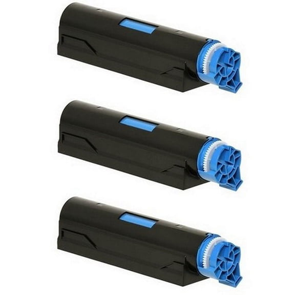 PrinterDash Compatible with Okidata B431d/B431dn/MB-461-MFP/MB-471dnw/MB-471-MFP/MB-471w/MB-491/MB-491+ Series High Yield Toner Cartridge (3/PK-10000 Page Yield) (44574802_3PK)