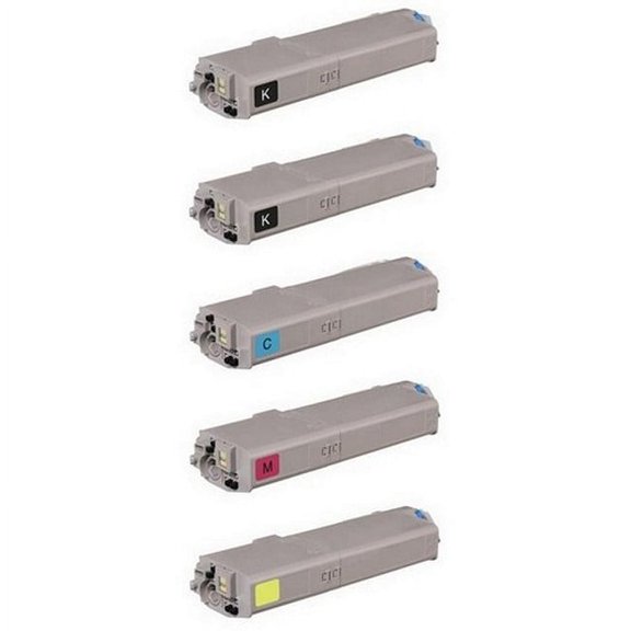 PrinterDash Compatible Replacement for OKI46490402B1CMY - MultiColor Combo Pack