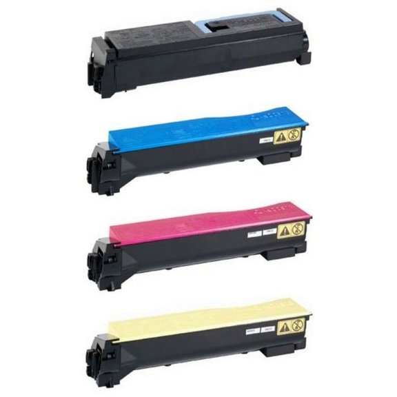 PrinterDash Compatible with Olivetti d-Color P221 Toner Cartridge Combo Pack (BK/C/M/Y) (TK-542) (B076BCMY)