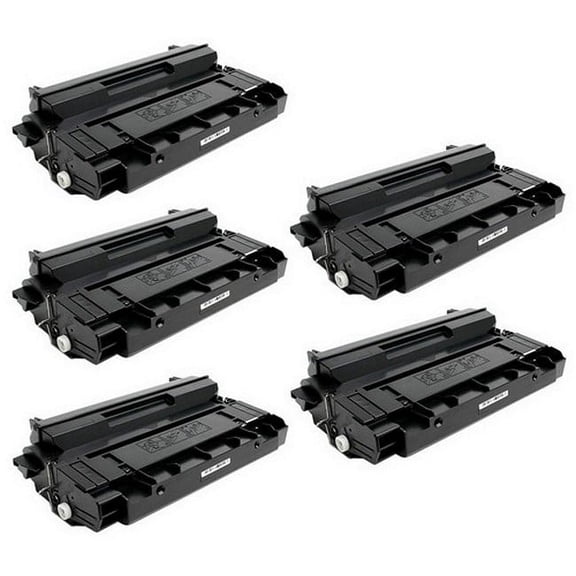 PrinterDash Compatible with Panasonic Panafax UF-550/UF-560/UF-770/UF-880/UF-885/UF-889/UF-895/DF-1100/DX-1000/DX-2000 Fax Toner Cartridge (5/PK-10000 Page Yield) (UG-3313_5PK)