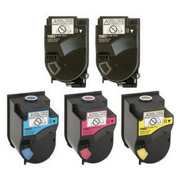 PrinterDash Compatible with Pitney-Bowes CS-180/CS-230 Toner Cartridge Combo Pack (2-BK/1-C/M/Y) (40532B1CMY)