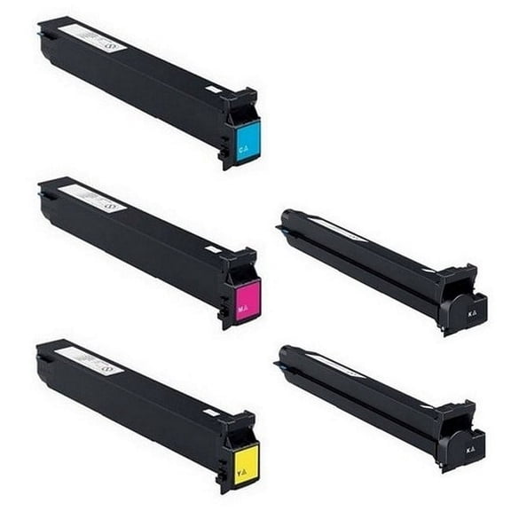 PrinterDash Compatible with Pitney-Bowes CM-3521 Toner Cartridge Combo Pack (2-BK/1-C/M/Y) (4982B1CMY)