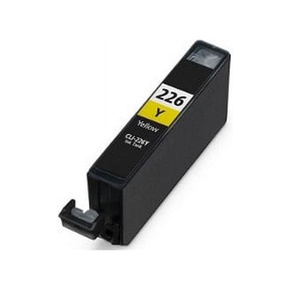PrinterDash Compatible with Canon PIXMA iP-4820/iP-4920/iX-6520/MG-5120/MG-5320/MG-6120/MG-8120/MG-8220/MX-712/MX-892 Yellow Inkjet (CLI-226Y)