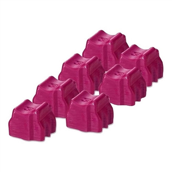 PrinterDash Compatible Replacement for Phaser 8860D/8860DN-MFP Magenta Solid Ink Sticks (7/PK-14000 Page Yield) (108R00747)