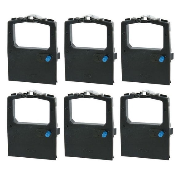 PrinterDash Compatible Replacement for Pitney Bowes J632 Purple Printer Ribbons (6/PK) (667-4P)