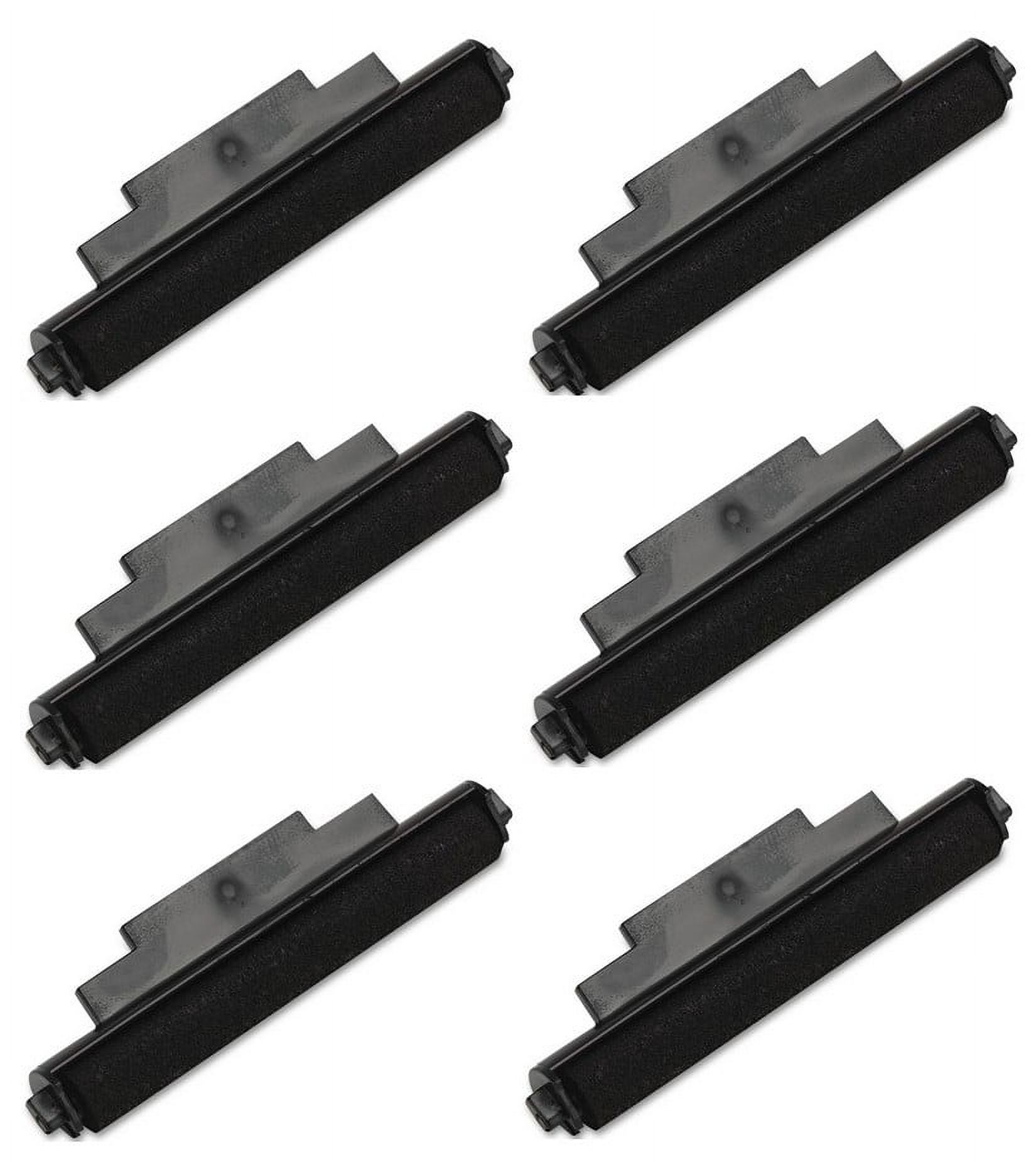 PrinterDash Compatible Replacement for Porelon PR-72 Black Calculator Ink Rollers (6/PK) - Replacement to Seiko IR-72 - image 1 of 8