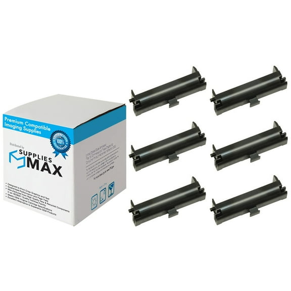PrinterDash Compatible Replacement for Porelon PR-74 Black Ink Rollers (6/PK) - Replacement to Seiko IR-74