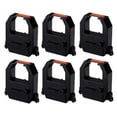 thumbnail image 1 of PrinterDash Compatible Replacement for Pyramid Tech 6000/6400/M1000/PTI-1000/PTI-3000 Black/Red Time Clock Printer Ribbons (6/PK) (PYD021000BR), 1 of 8