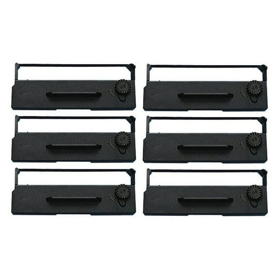 PrinterDash Compatible with DPSR2016-US Purple P.O.S. Printer Ribbons (6/PK) - Replacement to ERC-27P / 29001P