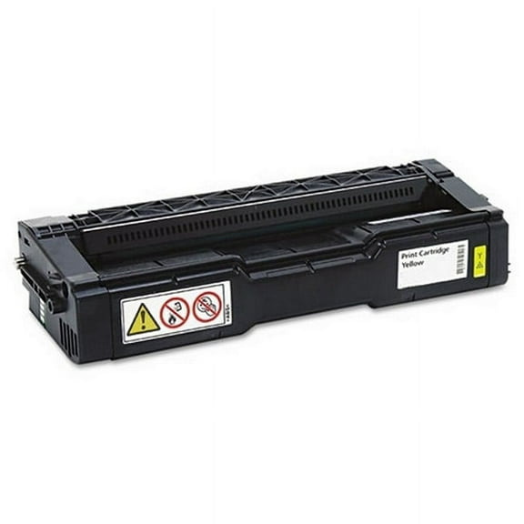 PrinterDash Compatible with Ricoh SP-C250DN/SP-C250SF/SP-C260DNW/SP-C260SFNW/SP-C261DNW/SP-C261SFNW Yellow Toner Cartridge (2300 Page Yield) (TYPE C250A) (407542)