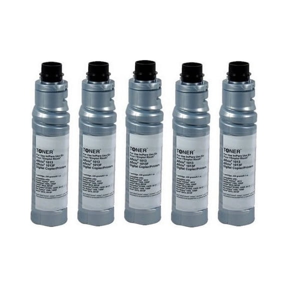 PrinterDash Compatible with Ricoh Aficio 1013/1013F Toner Cartridge (5/PK-7000 Page Yield) (TYPE 1150D) (885258_5PK)