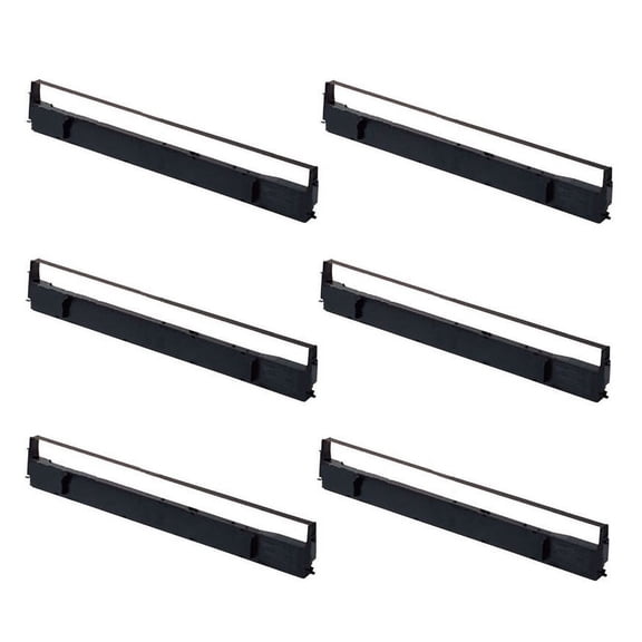 PrinterDash Compatible with Radio Shack 26-2914 Black Printer Ribbons (6/PK) - Replacement to 7754