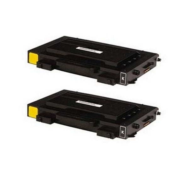 PrinterDash Compatible with Samsung CLP-510/CLP-510N/CLP-515 Black Toner Cartridge (2/PK-7000 Page Yield) (CLP-510D3K_2PK)