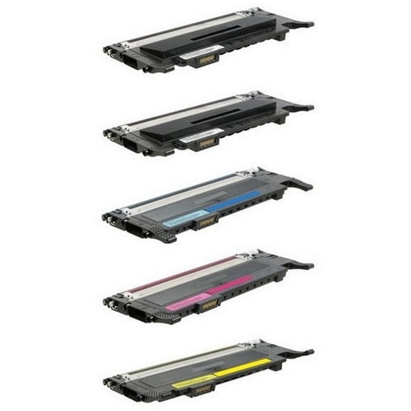 PrinterDash Compatible with Samsung CLP-310/CLP-310N/CLP-315/CLP-315N/CLX-3170/CLX-3175FN/CLX-3175W/CLX-3175N Toner Cartridge Combo Pack (2-BK/1-C/M/Y) (CLT-40922B1CMY)