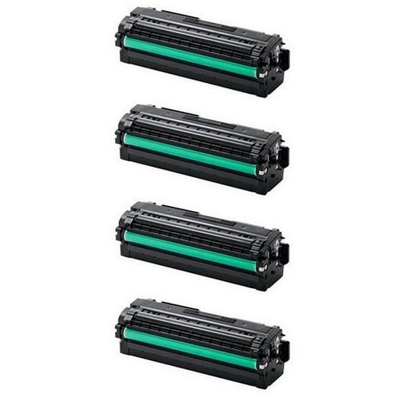 PrinterDash Compatible with Samsung CLP-680DW/CLP-680ND/CLX-6260FD/CLX-6260FR/CLX-6260FW/CLX-6260ND Series High Yield Toner Cartridge Combo Pack (BK/C/M/Y) (CLT-506SMP)