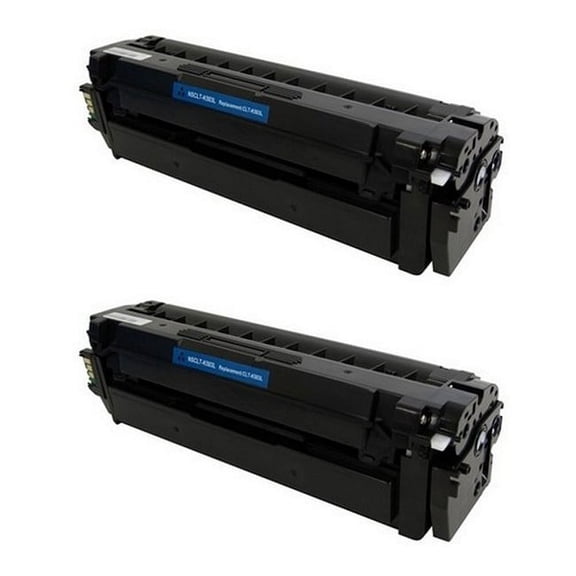 PrinterDash Compatible with Samsung ProXpress C3010DW/C3010ND/C3060FR/C3060FW/C3060ND Black High Yield Toner Cartridge (2/PK-8000 Page Yield) (CLT-P503B)