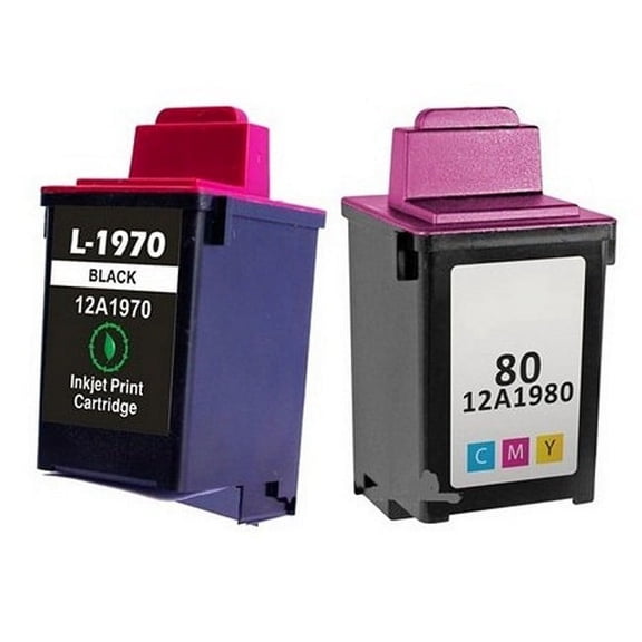 PrinterDash Compatible with Samsung MSYS 4700/MSYS 4800/SCX-1000S/SCX-1100/SCX-1150F/SF-4500C Inkjet Combo Pack (Black/Color) (INK-M50_1PK/INK-C50_1PKMP)