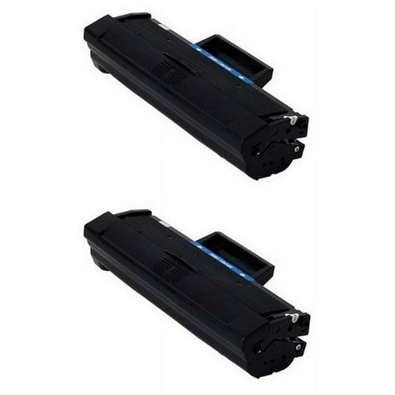 PrinterDash Compatible with Samsung ML-2160/ML-2164/ML-2165W/SCX-3400FW/SCX-3405FW/SCX-3405W/SF-760P Toner Cartridge (2/PK-1500 Page Yield) (MLT-P101B)