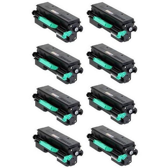 PrinterDash Compatible with Savin SP-4510DN/SP-4510SF Series Black Toner Cartridge (8/PK-12000 Page Yield) (TYPE SP-4500AHA) (4418_8PK)