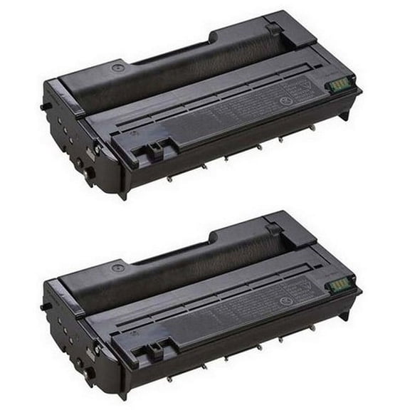 PrinterDash Compatible with Savin SP-3500N/SP-3500SF/SP-3510DN/SP-3510SF Toner Cartridge (2/PK-6400 Page Yield) (TYPE SP3500XA) (8523_2PK)