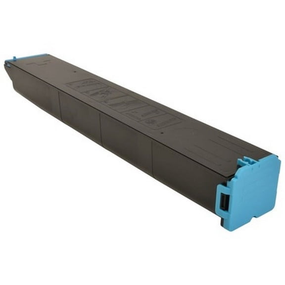 PrinterDash Compatible with Sharp MX-2630/MX-3050/MX-3060/MX-3550/MX-3570/MX-4050/MX-5050/MX-5070/MX-6050/MX-6070 Series Cyan Toner Cartridge (24000 Page Yield) (MX-60GTCA)