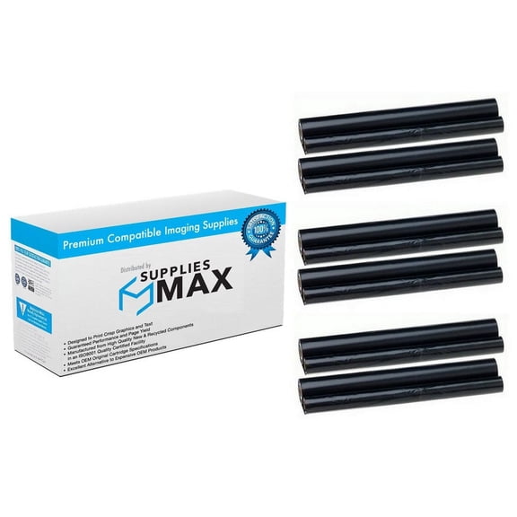 PrinterDash Compatible Replacement for Sharp UX-A255/A260/UX-P100/P115/P200 Fax Imaging Film (6/PK-150 Page Yield) (FO-5CR_3PK)