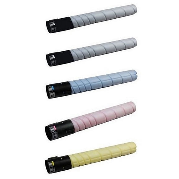 PrinterDash Compatible with Sindoh D310/D311 Toner Cartridge Combo Pack (2-BK/1-C/M/Y) (A8K32B1CMY)