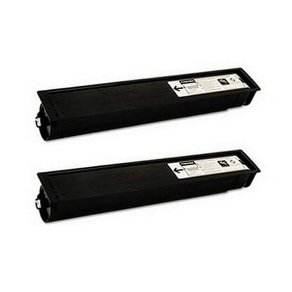 PrinterDash Compatible with Toshiba e-STUDIO 2330C/e-STUDIO 2820C/e-STUDIO 2830C/e-STUDIO 3520C/e-STUDIO 3530C/e-STUDIO 4520C Black Toner Cartridge (2/PK-29000 Page Yield) (T-FC28K_2PK)