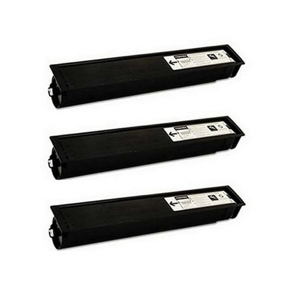 PrinterDash Compatible with Toshiba e-STUDIO 2330C/e-STUDIO 2820C/e-STUDIO 2830C/e-STUDIO 3520C/e-STUDIO 3530C/e-STUDIO 4520C Black Toner Cartridge (3/PK-29000 Page Yield) (T-FC28K_3PK)