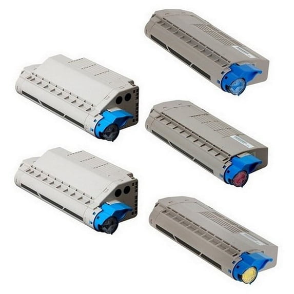 PrinterDash Compatible Replacement for TOST-FC34E2B1CMY - MultiColor Combo Pack