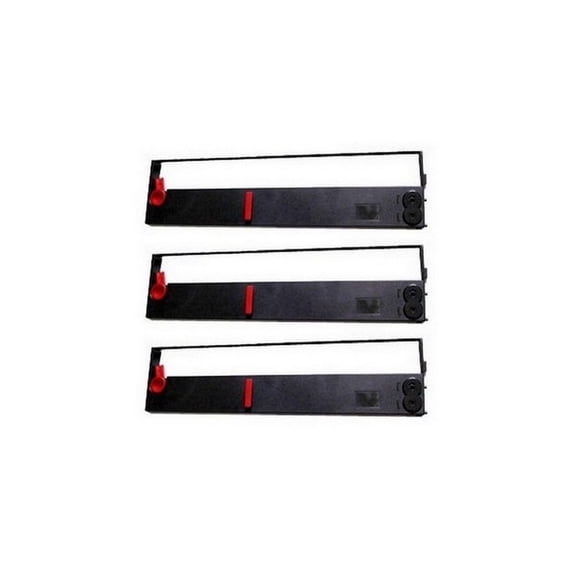 PrinterDash Compatible Replacement for TallyGenicom 2365/2380/7265/Dascom 4347 Series/T2265+/T2280+ Black Printer Ribbons (3/PK) (GCM1A3000B26_3PK)