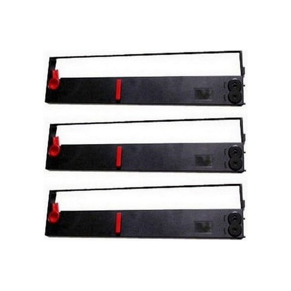 PrinterDash Compatible Replacement for TallyGenicom 2365/2380/7265/Dascom 4347 Series/T2265+/T2280+ Black Printer Ribbons (3/PK) (GCM990027_3PK)