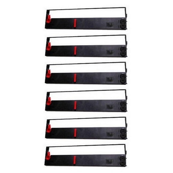 PrinterDash Compatible with TallyGenicom 2365/2380/7265/Dascom 4347 Series/T2265+/T2280+ Black Printer Ribbons (6/PK) (GCM1A3000B26)