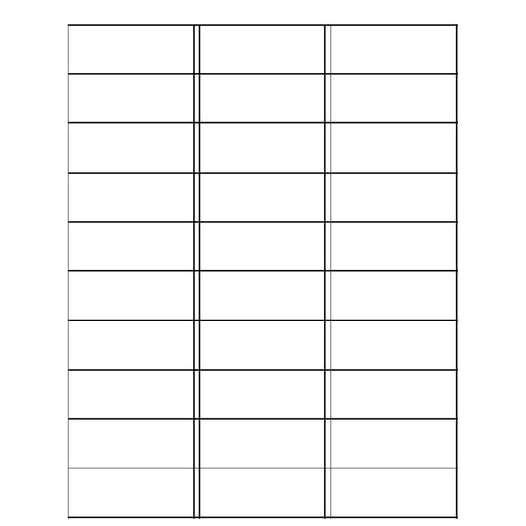 PrinterDash Compatible with White Labels (1 X 2 5/8in) (3000 Labels) (5160)