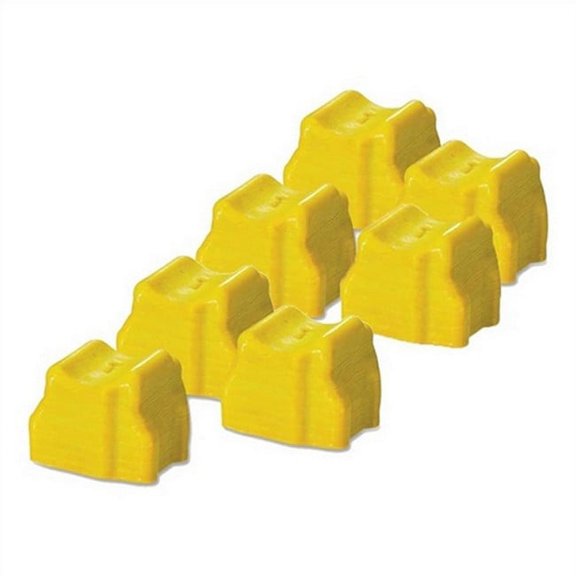 PrinterDash Compatible with Phaser 8860D/8860DN-MFP Yellow Solid Ink Sticks (6/PK-14000 Page Yield) (108R00748)