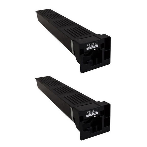 PrinterDash Compatible Replacement for bizhub 654/654e/754/754e Black Toner Cartridge (2/PK-47200 Page Yield) (TN-712K) (A3VU030_2PK)