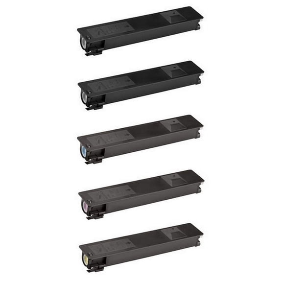 PrinterDash Compatible Replacement for e-STUDIO 2555C/3055C/3555C/4555C/5055C Toner Cartridge Combo Pack (2-BK/1-C/M/Y) (T-FC50U2B1CMY)