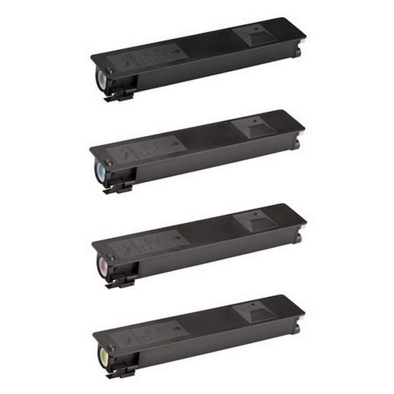 PrinterDash Compatible Replacement for e-STUDIO 2555C/3055C/3555C/4555C/5055C Toner Cartridge Combo Pack (BK/C/M/Y) (T-FC50UBCMY)