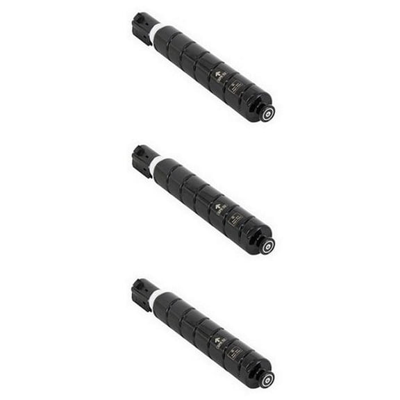 PrinterDash Compatible with Canon imageRUNNER ADVANCE C3325i/C3330i/C3520i/C3530i/DX-C3725i/DX-C3730i/DX-C3835i Black Toner Cartridge (3/PK-36000 Page Yield) (GPR-53BK) (8524B003AA_3PK)
