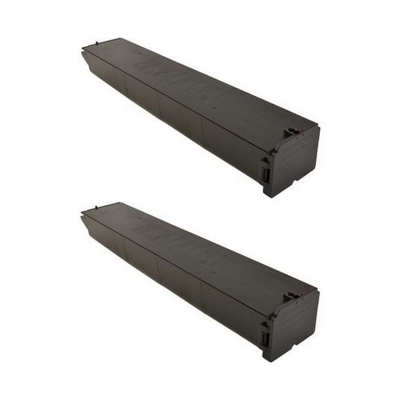 PrinterDash Compatible with Sharp MX-2651/MX-3051/MX-3071S/MX-3551/MX-3571S/MX-4071S/MX-5071S/MX-6051/MX-6071S Series Black Toner Cartridge (2/PK-40000 Page Yield) (MX-61NTBA_2PK)