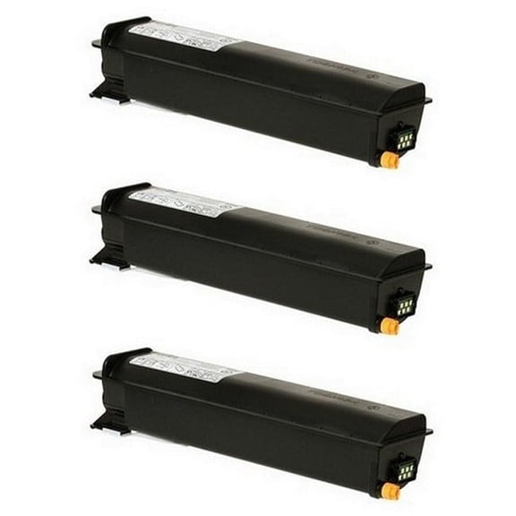 PrinterDash Compatible with Toshiba e-STUDIO 195/e-STUDIO 223/e-STUDIO 225/e-STUDIO 243/e-STUDIO 245 Black Toner Cartridge (3/PK-24000 Page Yield) (6AK00000218_3PK)
