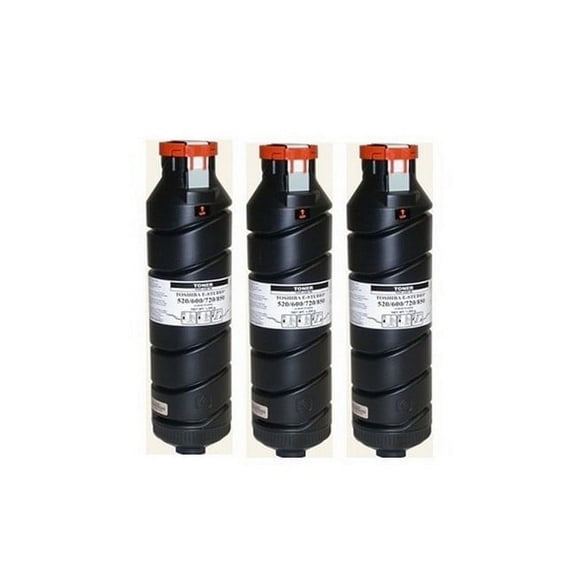PrinterDash Compatible with Toshiba e-STUDIO 556/e-STUDIO 656/e-STUDIO 656G/e-STUDIO 756/e-STUDIO 856/e-STUDIO 856G Series Toner Cartridge (3/PK-64400 Page Yield) (6AK00000212_3PK)