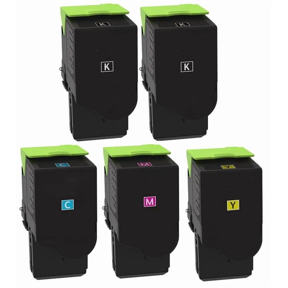 PrinterDash Compatible with C310/C315 Series High Yield Toner Cartridge Combo Pack (2-BK/1-C/M/Y) (006R04364_1PK/C310-BUNDLE_1PK)