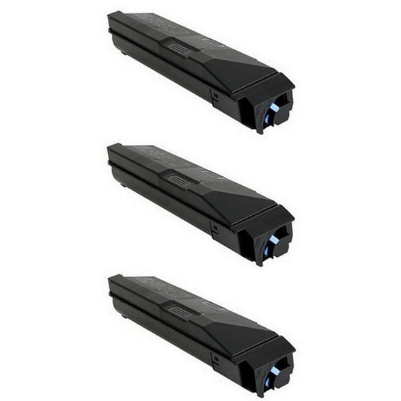PrinterDash Compatible with Copystar CS-3050ci/CS-3051ci/CS-3550ci/CS-3551ci Black Toner Cartridge (3/PK-25000 Page Yield) (TK-8309K) (0T2LK0NL0_3PK)