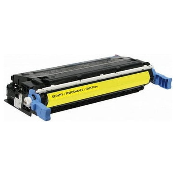 PrinterDash Compatible with HP Color Laser Jet CP-4005/CP-4005DN/CP-4005N Yellow Toner Cartridge (7500 Page Yield) (NO. 642A) (CB402-67901)